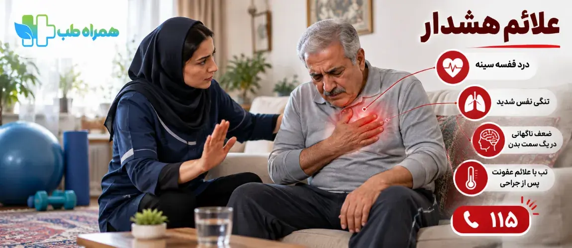 هشدار علائم فیزیوتراپی در منزل