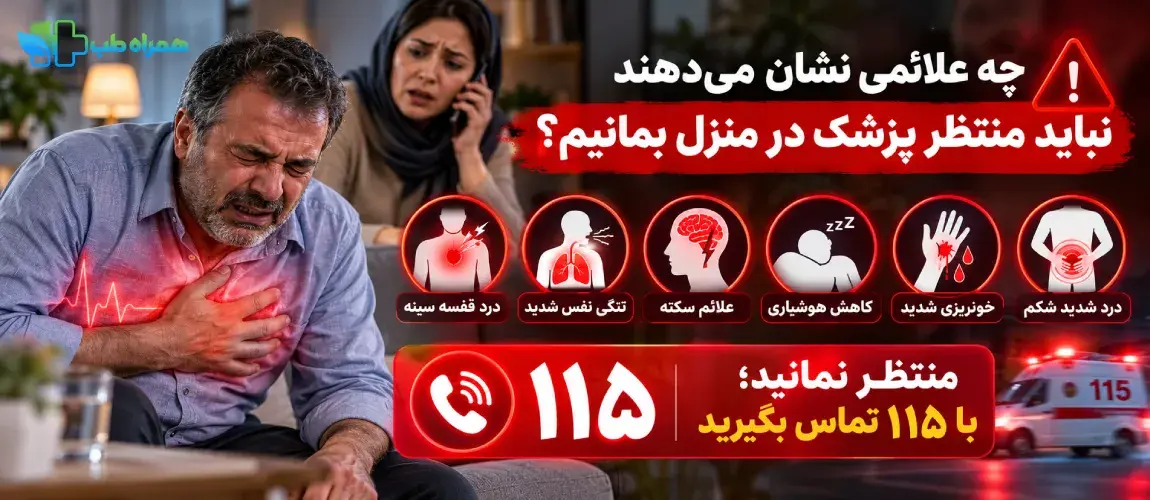 What are the signs that indicate we should not stay home waiting for the doctor?