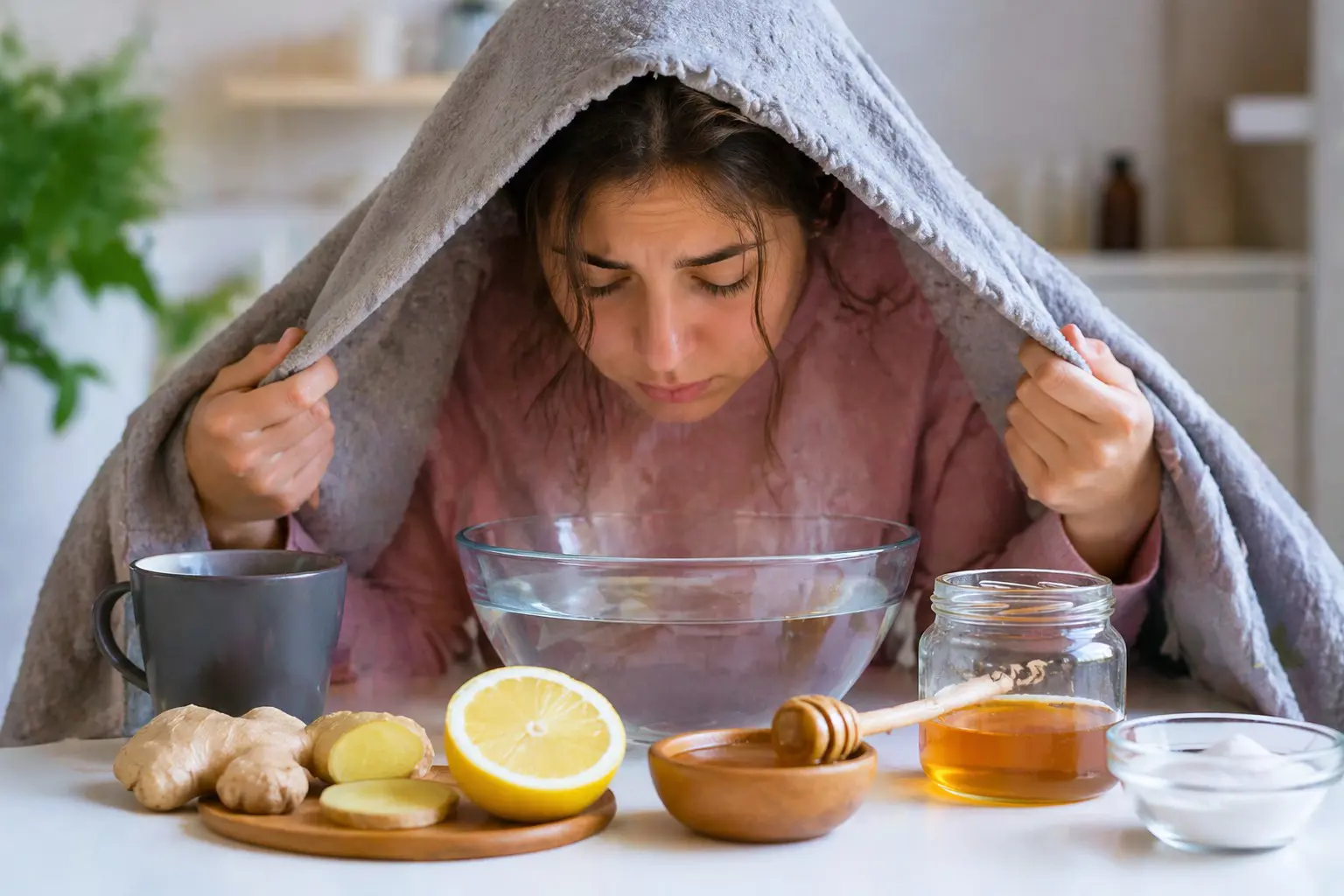 درمان انفولانزا در منزل