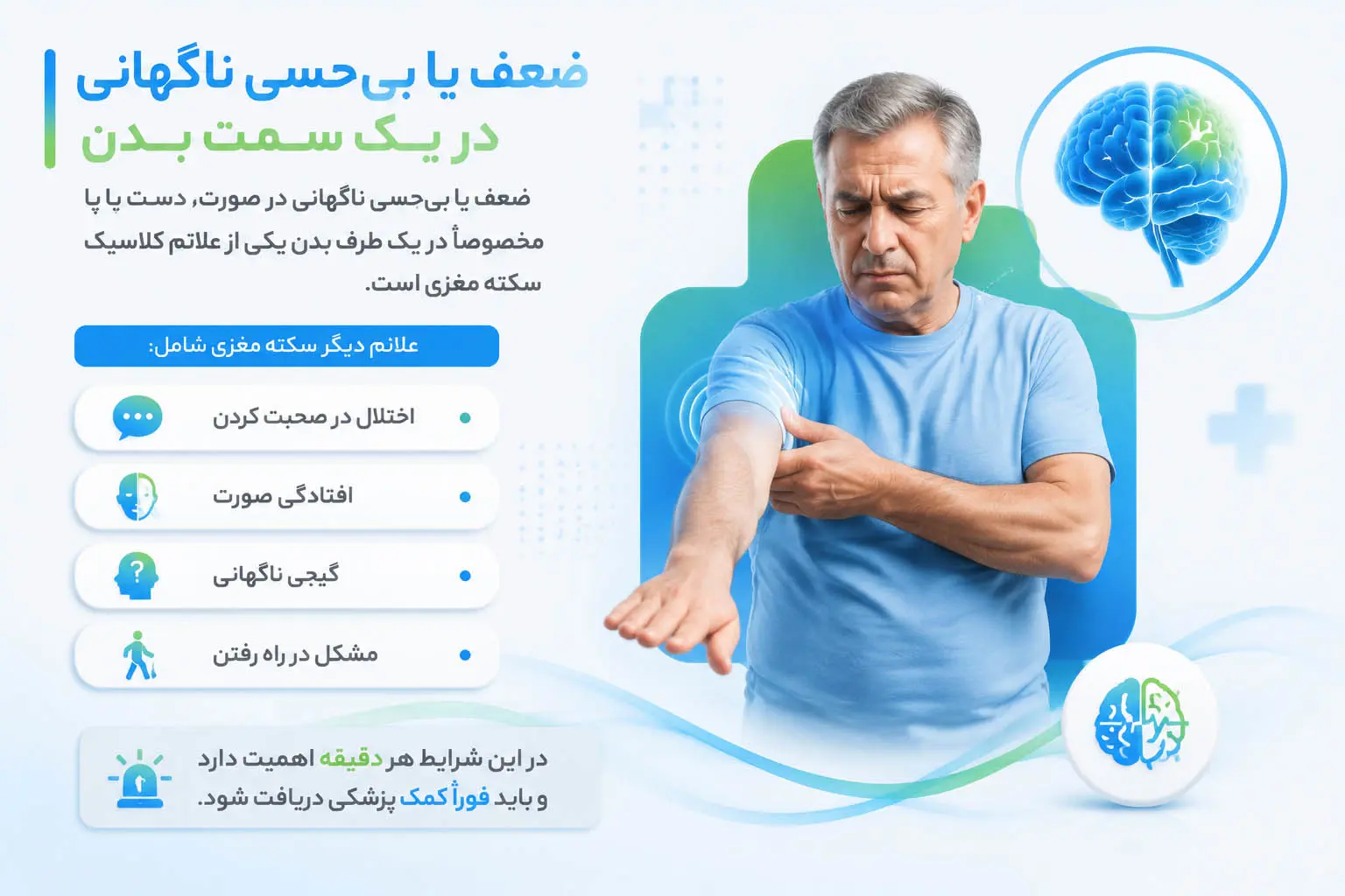 ضعف و بی حسی بدن
