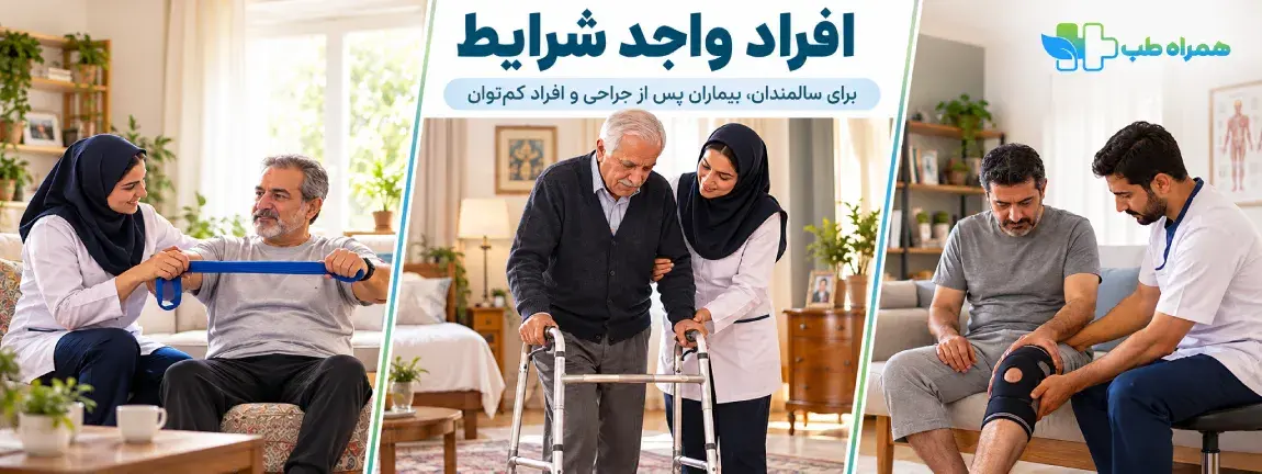Individuals eligible for home-based physiotherapy in Tehran