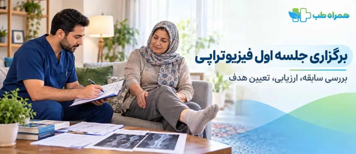 First in-home physiotherapy session