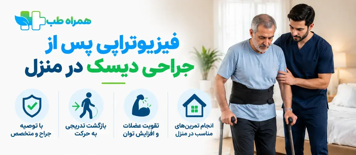 فیزیوتراپی بعد از عمل دیسک کمر در منزل