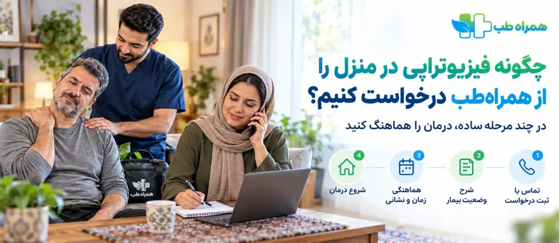 چگونه فیزیوتراپی در منزل را از همراهطب درخواست کنیم؟