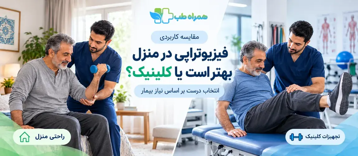 Is it better to have physiotherapy at home or at a clinic after lumbar disc surgery?