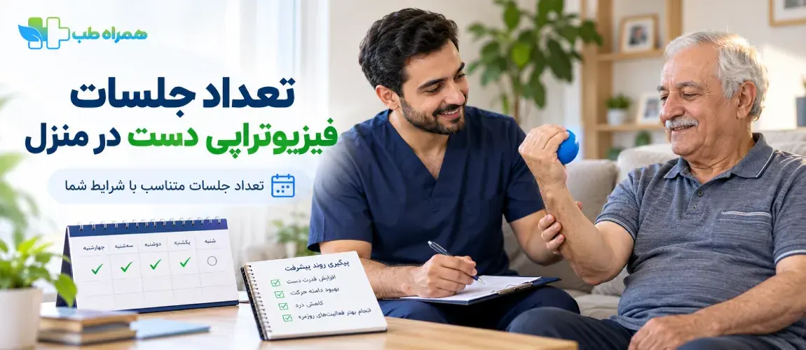 فیزیوتراپی دست در منزل چند جلسه طول میکشد؟