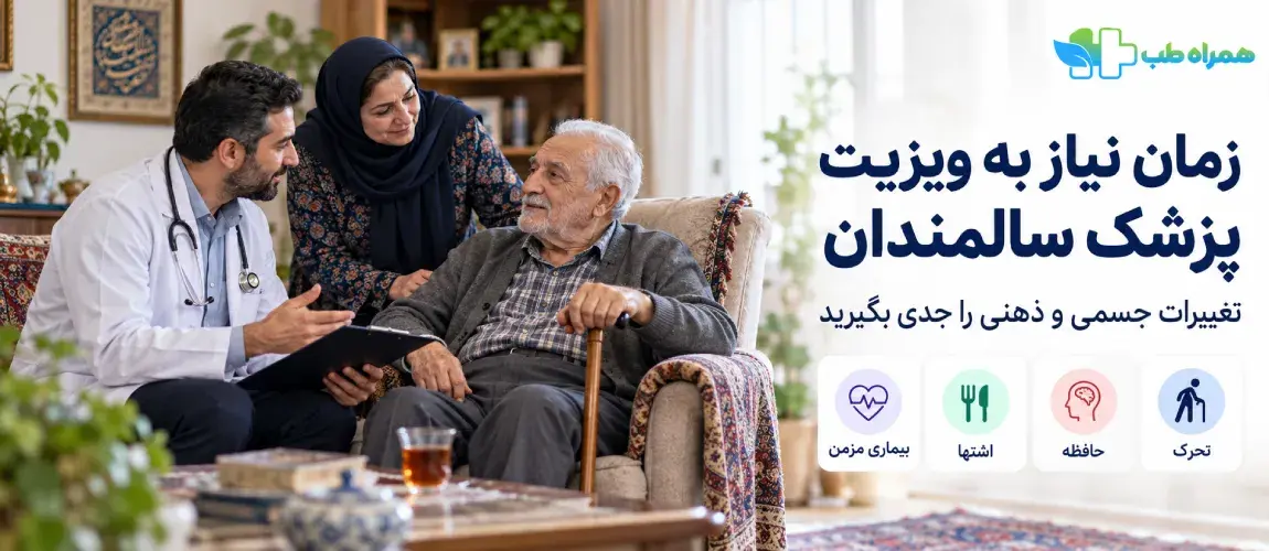 When does an elderly person need a doctor's visit at home?